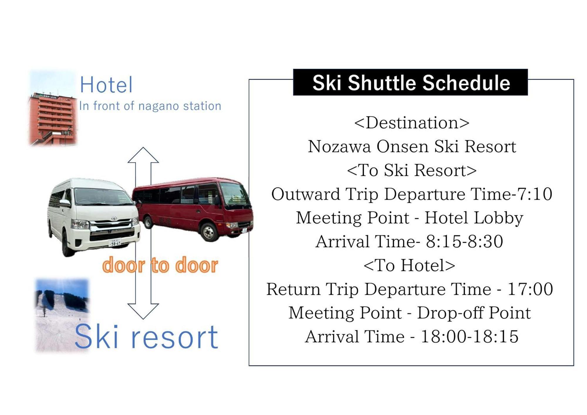 Nagano Daiichi Hotel Eksteriør billede